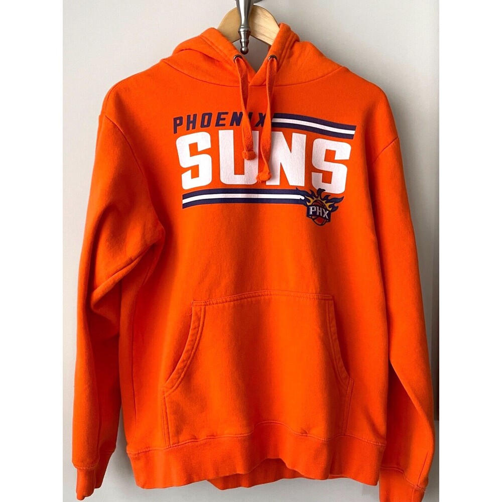 Phoenix Suns Men's Unisex Medium Fanatics Soft Pullover Hoodie Orange Sweatshirt